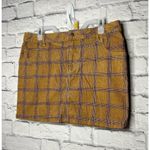 BDG Urban Outfitters  Plaid Corduroy Mini Skirt Size 10 Photo 2