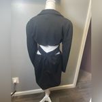 PatBO Women's Cutout Blazer Mini Dress Black Formal Event Size 12 Black Photo 3