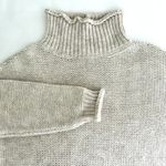 Anthropologie Lottie Textured Mockneck Wool Alpaca Blend Sweater in Cream Size S Photo 6