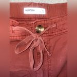 Sonoma Women Bermuda Shorts Maroon Petal Ultracomfort Waist Band Elastic XL Photo 5