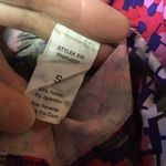 CAbi op art bright plunging tank top Photo 2