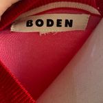 Boden sweater crewneck short sleeves color block XL Red Photo 5