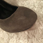 Dolce Vita Leather Suede Slingback Stiletto Heels Grey 7.5‎ Gray Photo 4
