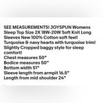 JOYSPUN Womens Sleep Top Size 2X 18W Photo 7