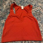 Bozzolo  Crop Top Orange Burnt Tank  Photo 0