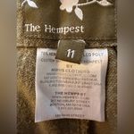 The Hempest by Nibus Clothing Low Rise Flare Olive Pants Green Size undefined Photo 3