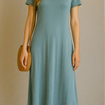 Bobeau  Light Blue Midi Dress size‎ small Photo 0