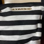 Victoria's Secret Victoria Secret Tote Bag Large Canvas Pink Black​​​ Photo 1