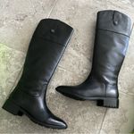 Sam Edelman  Drina Leather Riding Knee-High Boots, Black Size 11M New in Box $250 Photo 3