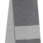 "Italian Woollen Treasures" 100% lambswool scarf, Made in Italy Gray Photo 0