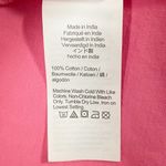 J Crew Factory Flamingo Pink Cotton Eyelet Sleeveless Notch V Neck Top NWT Size XS Photo 6