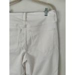 NWD J. Crew Flare Crop Mid Rise White Jeans Stretch Denim Women’s Size 31 Tall Photo 5