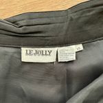 Le Jolly Vintage  100% Silk Leather and Snake Skin Skirt blouse set Photo 10