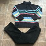 Catalina Vintage Striped Terrycloth Multicolor Tracksuit Size Medium Photo 1