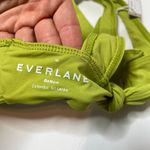 Everlane NEW Nyle Green Triangle Bikini Top Womens Size Medium Photo 1