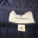Tuckernuck  Marguerite Off The Shoulder Ruffle Long Sleeve Top Womens Medium Navy Photo 4