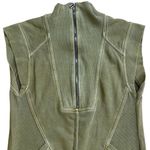 Anthropologie EUC Daily Practice Meru Zip Front Dress Olive Size Photo 7