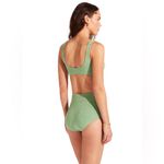 Seafolly NWT  Asymmetrical Swim Top - Second Wave Photo 2