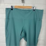 Old Navy Powersoft Teal Blue Plus Size 7/8 Leggings Size 3X Photo 3