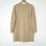 J.Crew NWT  Giselle 100% Cotton Knit Sweater Blazer Sz S Tan Quiet Luxury Preppy Photo 7
