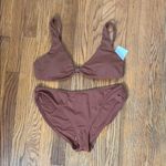 ANDIE  Bikini‎ Set Amor Top Bikini Bottom Sequoia size S NWT/NWOT Photo 1
