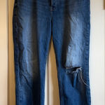 Old Navy  | Extra High-Rise Sky-Hi Straight Jeans Secret Slim Pockets Size 14 Photo 0