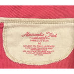 Abercrombie & Fitch Y2K Pink Long Sleeve Ribbed Henley Top M Bella Swan Coquette Photo 3