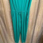 PRETTYGARDEN Kelly Green Loose Off The Shoulder Stretchy Pants Romper M NWT Photo 1