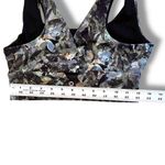 RBX Active Longline Sports Bra Size M Blue/Green Spatter Dye Pattern Gym Running Blue Size M Photo 4