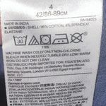 Banana Republic Blue Indigo Cotton Button Front Shirtdress Shirt Dress Size 4 Photo 13