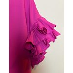 On Twelfth  Barbiecore Pink Ruffle Sleeve Medium Blouse Photo 4