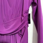 EXPRESS NWT ✨ purple v-neck faux wrap going out party dress, size small Photo 3
