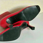 Open Edit  Red Hesper Bootie Holiday Christmas Club Party 9.5 Photo 7