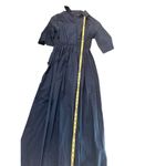 Code x Mode  Women's blue Cotton Blended Collared Midi Dress Size Medium Photo 7