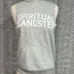 Spiritual Gangster New Without Tag  SG Collegiate Heather Gray Muscle Hoodie Photo 3