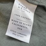 Frank & Eileen  $178 Cory Vintage Muscle Tee Maxi Jersey Dress Moss Green RARE Photo 4