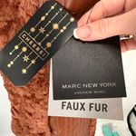 Marc New York Marc Brown Rust New York Faux Fur Full Zip Up Vest NWT Size Medium Photo 3