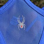 Spyder  Strappy Racerback Sports Bra in Azurite Blue Size M Photo 2