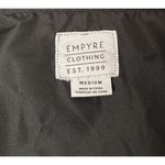 Zumiez Womens  Empyre Wind Breaker Rose Gothic Black Size M Jacket Skelton Hand Photo 6