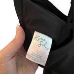 Kona Sol Women's Black Tank Top Criss-Cross Back Built-in Padding Size L Photo 3