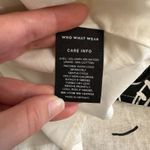 Who What Wear  XXL Hawaiian Hibiscus‎ Dress A-Line Linen Blend NWT Black White Photo 9