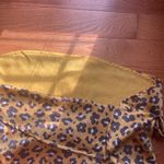 4SI3NNA Yellow and Black Print Midi Skirt Size Extra Small XS Photo 5