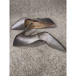 Jessica Simpson Silver Glitter Pumps Women's 8M Pointy Toe High Heel Dress Shoes Photo 7
