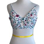 Kona Sol  women’s medium‎ floral bikini top Photo 1