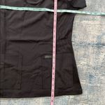 NWT! Planet Koi Black Longevity Scrub Top XXS Photo 3