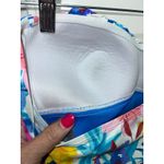 Bleu Rod Beattie Women's Twist Front Floral Tankini Swim Top Size 10 Photo 3