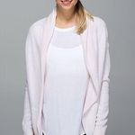 Lululemon Reversible Light Pink Cashmere Blend Cabin Yogi Wrap Photo 0