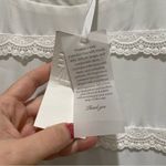 Grace Karin Lace Decorated Tiered Puff Sleeve Blouse White Women’s Size 2XL Photo 10