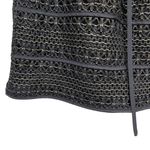 Robbi & Nikki Black Metallic Lace Mini Skirt Women’s Size Large NWT Photo 2