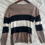 Michelle Nicole Brown and Black Striped Dog Sweater Size M Photo 2